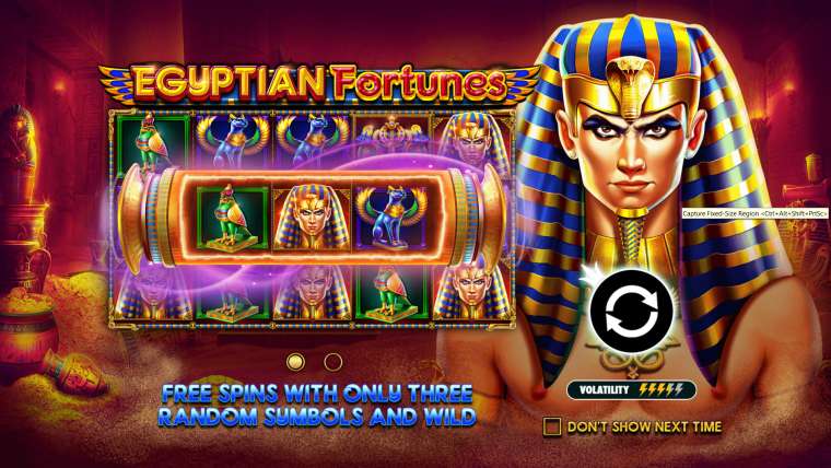 Play Egyptian Fortunes slot CA