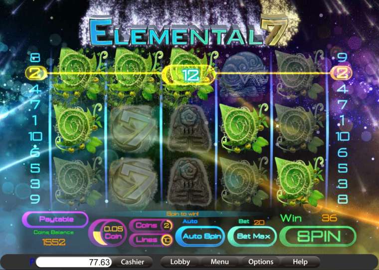 Play Elemental 7 slot CA