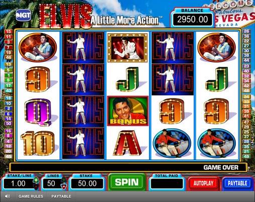 Elvis: A Little More Action slot