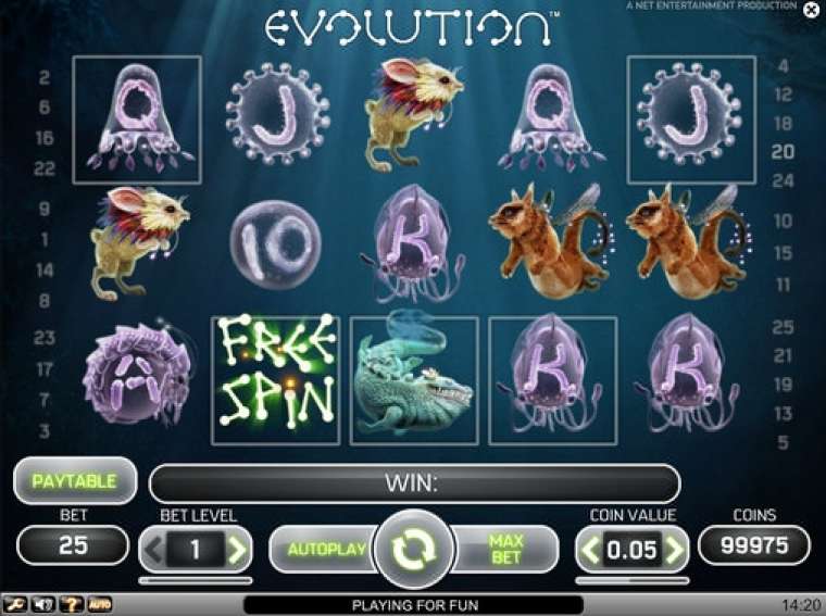 Play Evolution slot CA