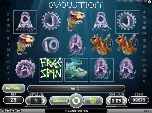 Evolution slot