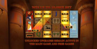 Eye of Horus Legacy of Gold: Unique features