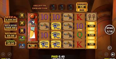 Eye of Horus Legacy of Gold: Free spins