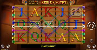 Eye of Horus: Rise of Egypt: Slot machine