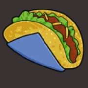 Taco symbol in Fat Frankies slot
