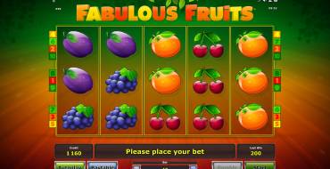 Fabulous Fruits: 