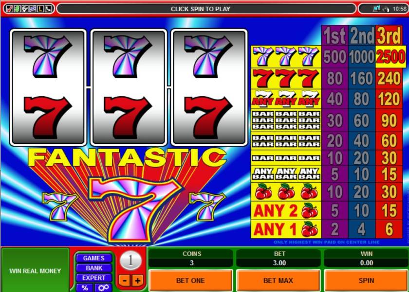 Fantastic 7's slot