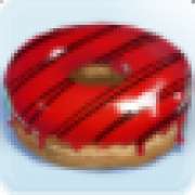 Красный донат symbol in Donuts slot