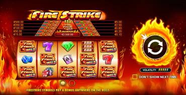 Fire Strike: Fire Strike slot machine