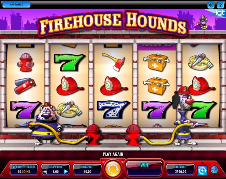 Play Firehouse Hounds slot CA