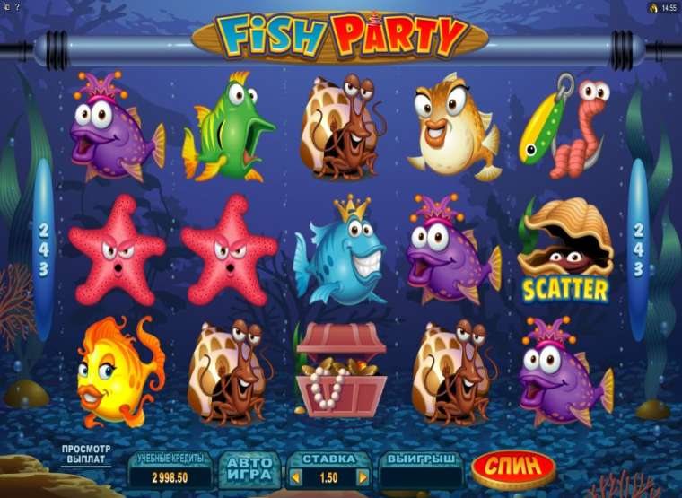 Play Fish Party slot CA