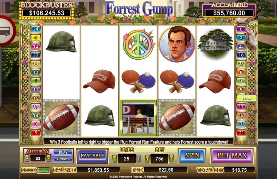 Forrest Gump slot
