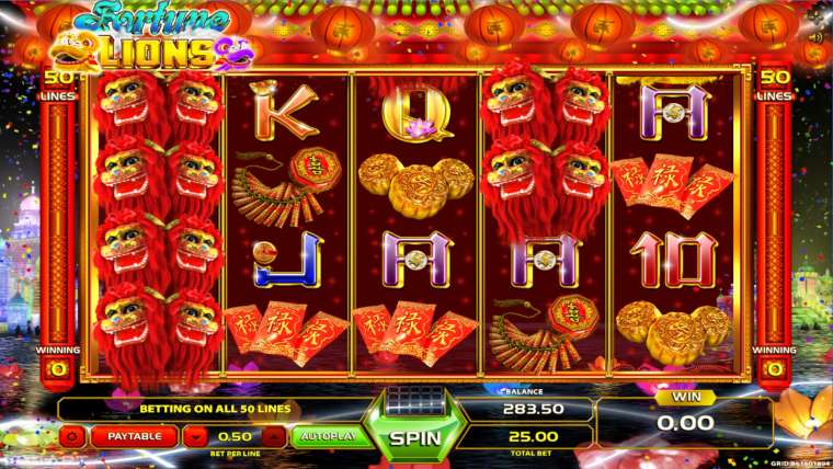 Play Fortune Lions slot CA