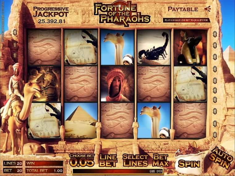 Play Fortune of the Pharaohs slot CA