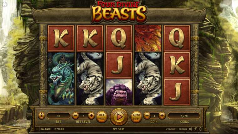 Play Four Divine Beasts slot CA