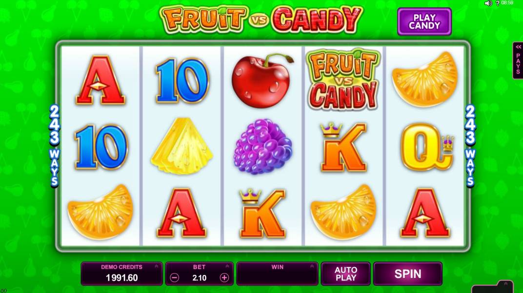 Fruit vs Candy slot