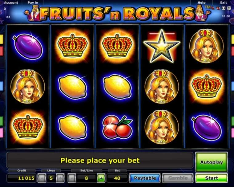 Play Fruits and Royals slot CA