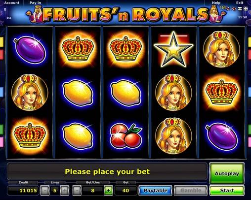 Fruits and Royals slot