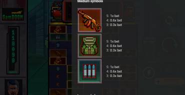 Gamdoom: Payout table