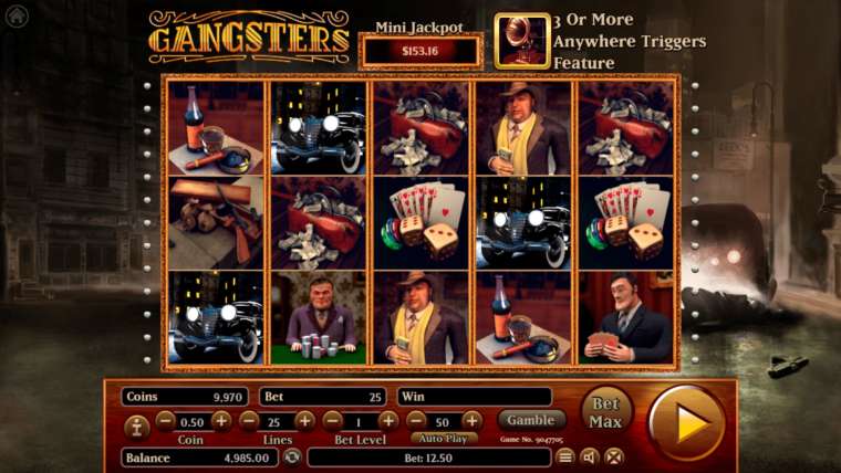 Play Gangsters slot CA