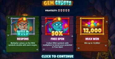 Gem Ghosts: Unique features
