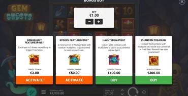 Gem Ghosts: Unique features