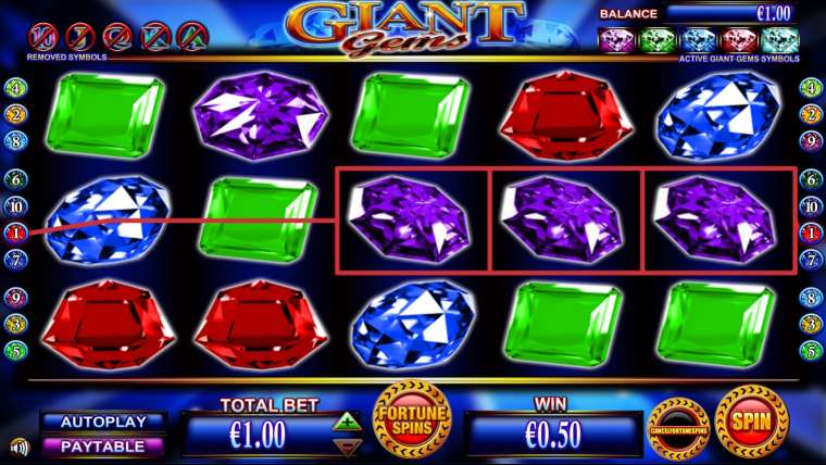 Play Giant Gems slot CA