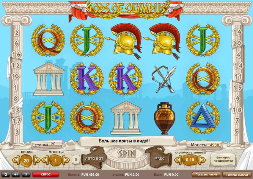 Gods of Olympus slot