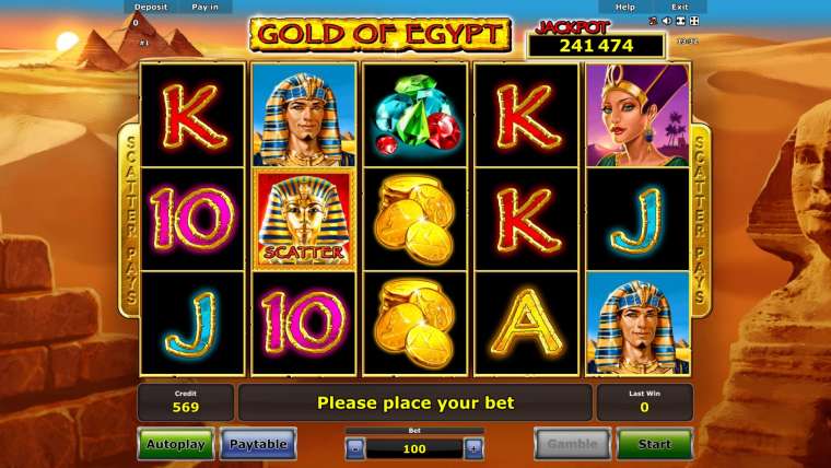 Play Gold of Egypt slot CA