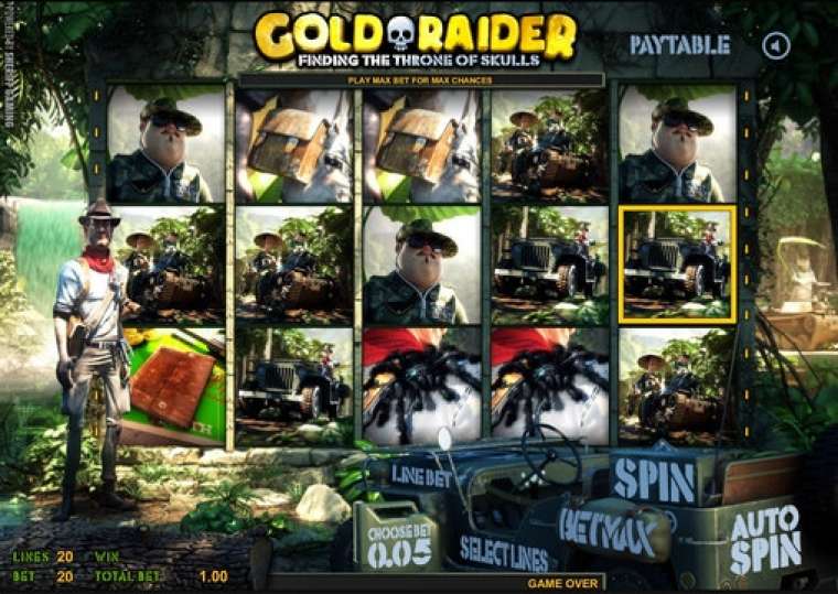 Play Gold Raider: Finding the Throne of Skulls slot CA