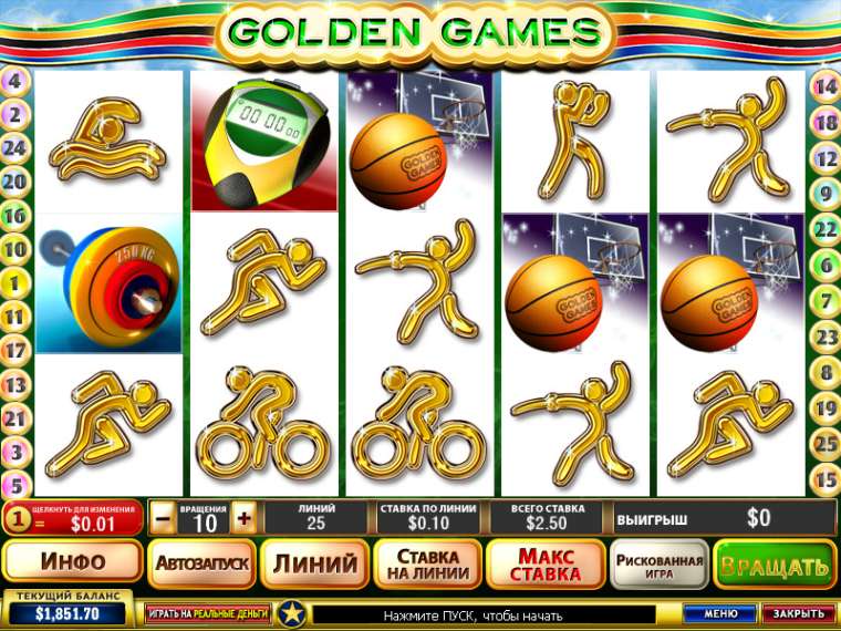 Play Golden Games slot CA