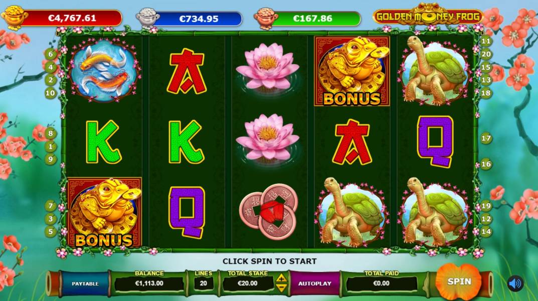 Golden Money Frog slot