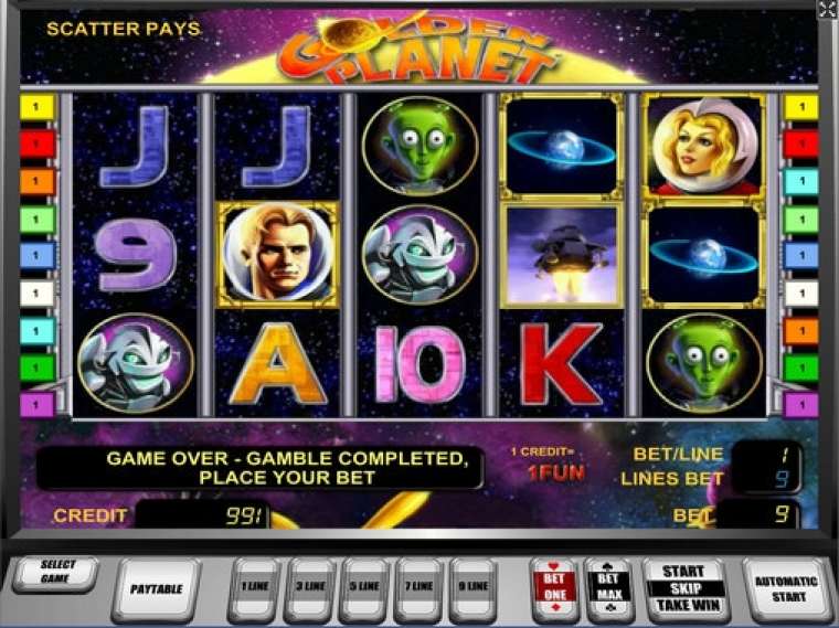 Play Golden Planet slot CA