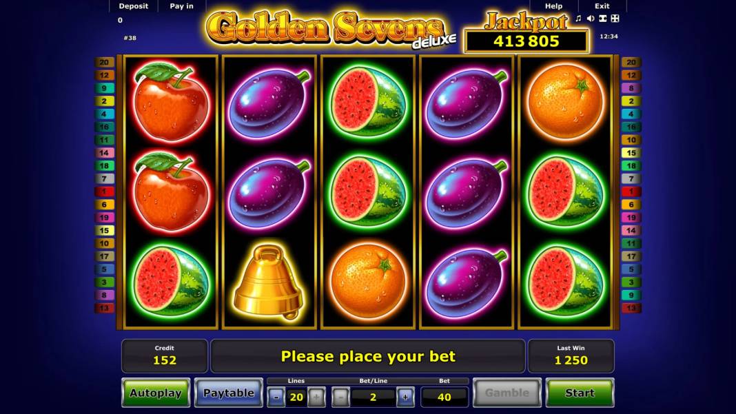 Golden Sevens Deluxe slot