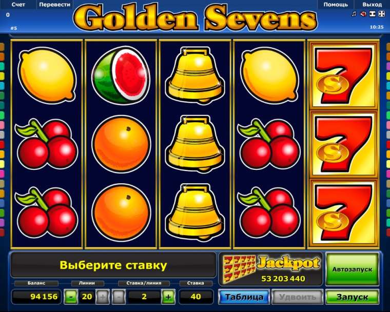 Play Golden Sevens slot CA