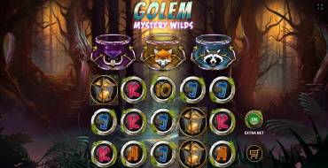 Golem Mystery Wilds: Slot machine