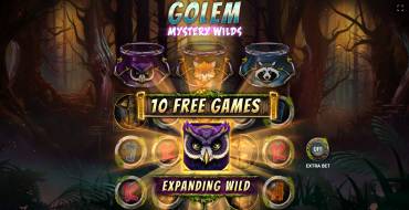 Golem Mystery Wilds: Free spins and/or respins