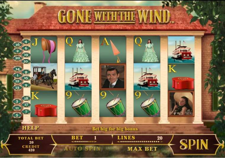 Play Gone with the Wind slot CA