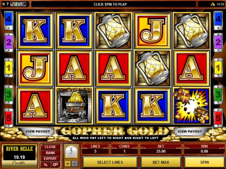 Play Gopher Gold slot CA