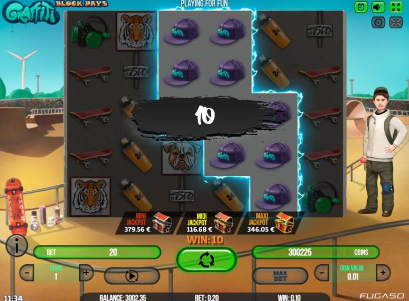 Graffiti: Block Pays slot