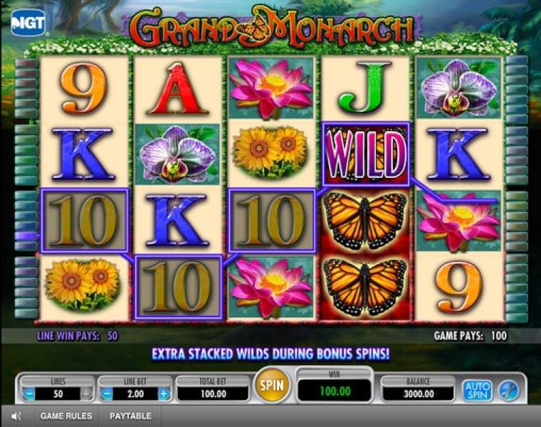 Play Grand Monarch slot CA