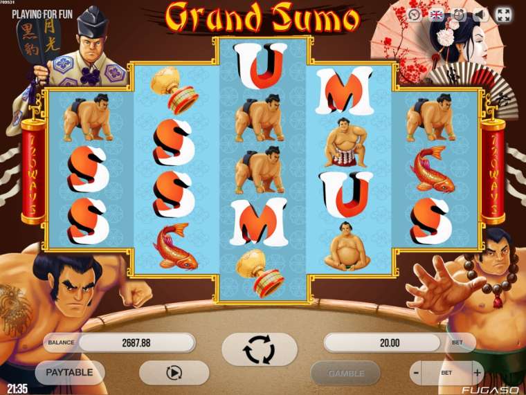 Play Grand Sumo slot CA