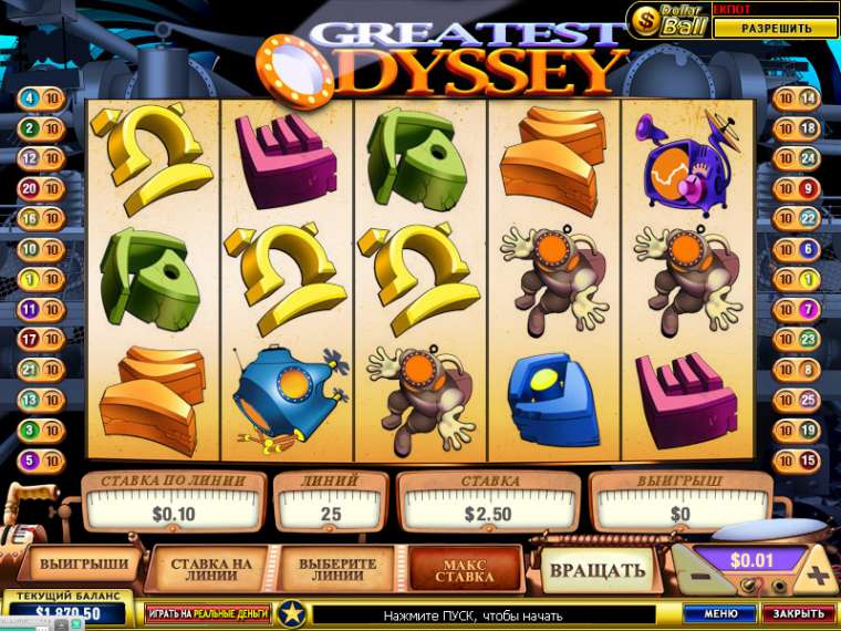 Play Greatest Odyssey slot CA