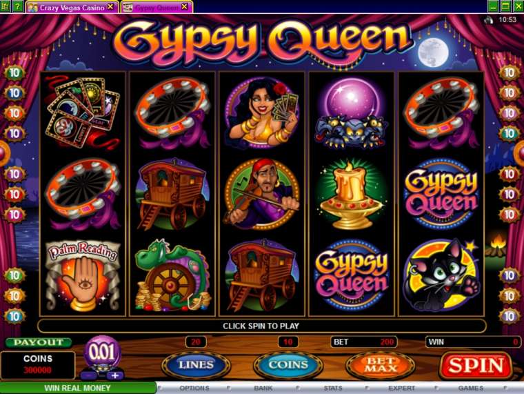 Play Gypsy Queen slot CA