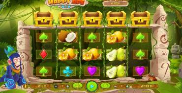Happy Ape: The main screen of the game