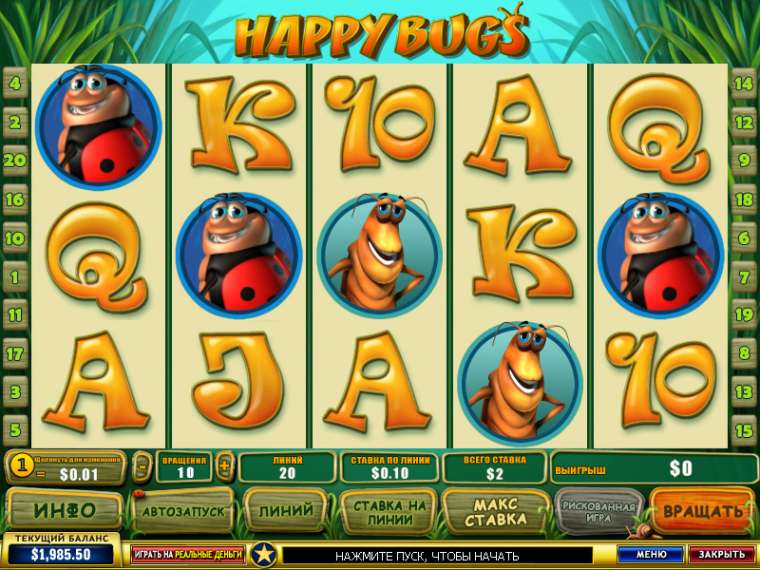 Play Happy Bugs slot CA