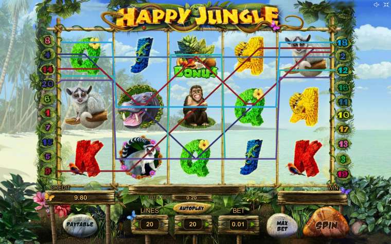 Play Happy Jungle slot CA