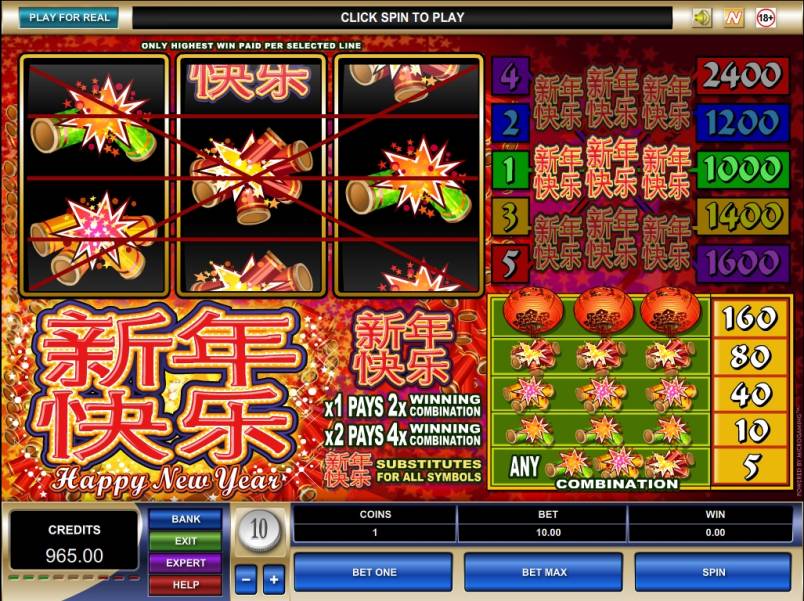 Happy New Year slot