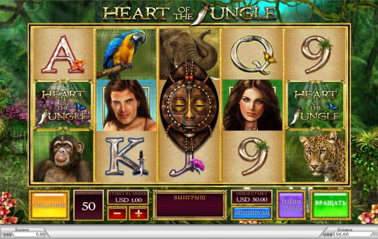 Play Heart of the Jungle slot CA