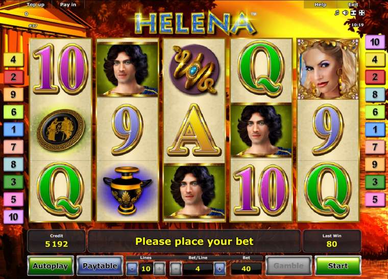 Play Helena slot CA